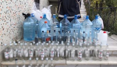 Ağrı’da 160 litre sahte alkol ele geçirildi