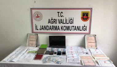 Ağrı’da tefecilik suçu işleyen 4 kişi yakalandı