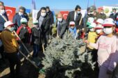Ağrı’da  binlerce fidan toprakla buluştu