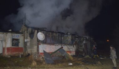 Ağrı’da ev yangını: 1 yaralı