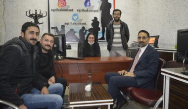 Belediye Başkan Yardımcısı Tunç’tan Ağrı Hakimiyet Gazetesi’ne ziyaret