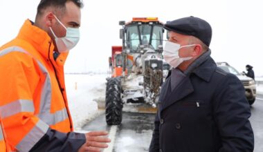 Vali Varol, Karla Mücadele Çalışmalarını Yerinde İnceledi