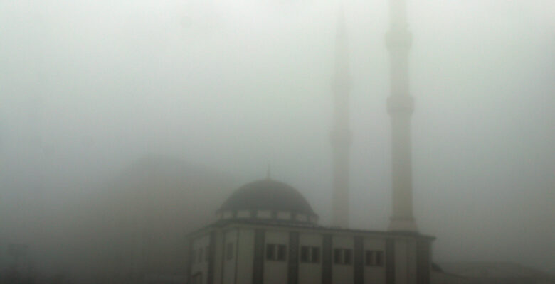 Ağrı’da sis etkili oldu