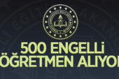 Milli Eğitim Bakanlığı 500 Engelli Öğretmen Alacak