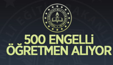 Milli Eğitim Bakanlığı 500 Engelli Öğretmen Alacak