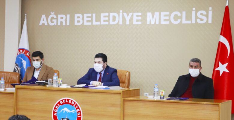 Ağrı Belediyesi’nde 2021’in ilk meclis toplantısı gerçekleştirildi