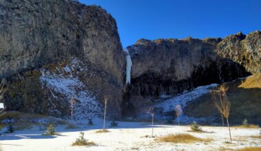 Ağrı’daki kanyonlar dört mevsim göz kamaştırıyor