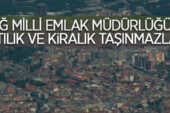 Uludağ Milli Emlak Müdürlüğü’nden satılık ve kiralık 28 taşınmaz