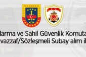 Jandarma Genel Komutanlığı ve Sahil Güvenlik Komutanlığı Muvazzaf/Sözleşmeli Subay alacak