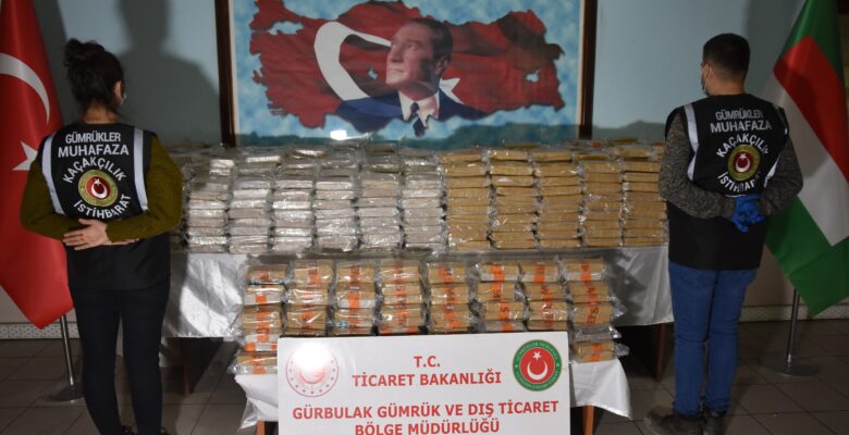 Gürbulak Gümrük Kapısında rekor seviyede, 400 milyonluk 808 kilogram eroin yakalandı