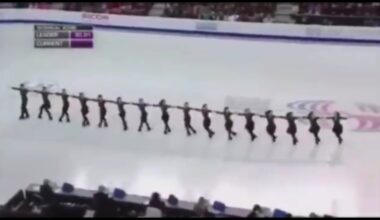 Kanada Buz Pateni takımı ‘Ağrı Dağı’nın Eteğinde’ türküsüyle gösteri yaptı