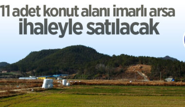 Konya Çumra’da 11 adet konut alanı imarlı arsa ihaleyle satılacak