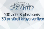 100 adet S plaka serisi 30 yıl süreli kiraya verilecek
