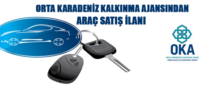 Orta Karadeniz Kalkınma Ajansı 4 adet araç satacak