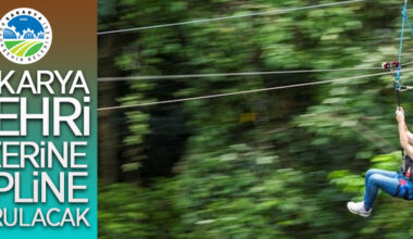 Sakarya Nehri üzerinde zipline kurulacak