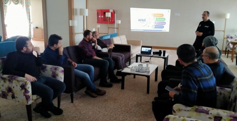 AFAD’ tan Basın Mensuplarına Afet Farkındalık Eğitimi