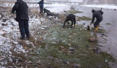 Diyadin’de bahar temizliği erken başladı