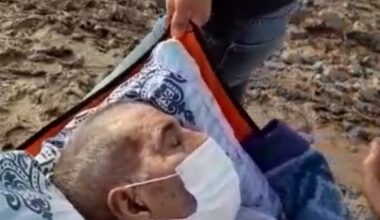 112 Acil Kurtarma ekipleri kar, çamur dinlemedi