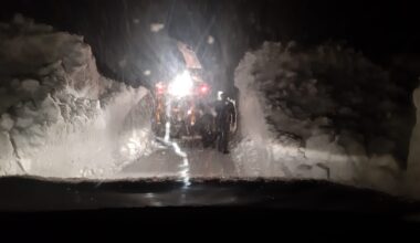 Ağrı’da karayolları ekiplerinin kar seferberliği