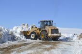 Ağrı’da karla mücadele ekiplerinin kar mesaisi sürüyor