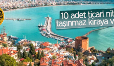 Alanya Belediyesi 10 adet ticari nitelikli taşınmazı 3 yıllığına kiraya verecek