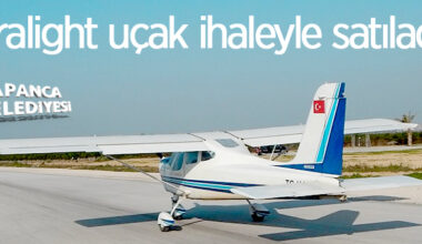 Sapanca Belediyesinden satılık Ultralight uçak