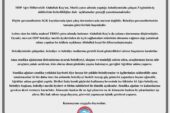 Ağrı Belediyesi: “HDP’li Koç’un belediyede çalışan 3 işçinin iş akitlerinin feshedildiği açıklamaları gerçeği yansıtmamaktadır”
