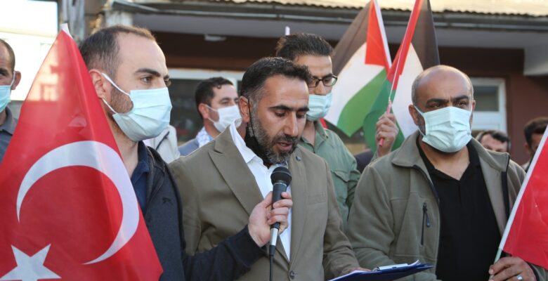 Ağrı’da İsrail saldırılarına tepki