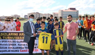 Ağrı GSİM’den Amatör Kulüplere Malzeme Desteği