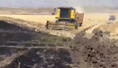 Başkan Sayan’a ait tarım arazisinde yangın çıktı