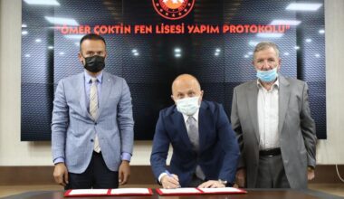 Doğubayazıt Ömer Çoktin Fen Lisesi yapım işi protokolü imzalandı