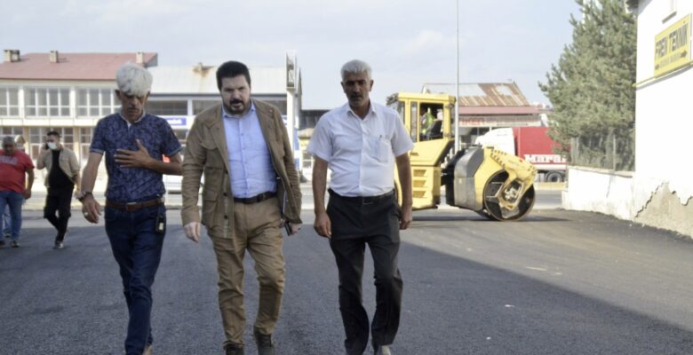 Ağrı Sanayi Sitesi Asfaltlanıyor