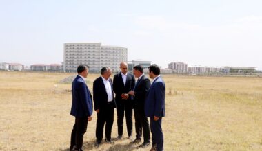 Çelebi ile Karabulut Tıp Fakültesi binası inşaat alanını inceledi