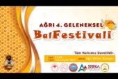 AĞRI 4. GELENEKSEL BAL FESTİVALİ BAŞLIYOR