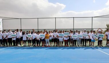 Ağrı’da Ağrı Dağı Tenis Turnuvası başladı