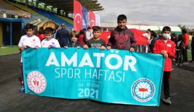 Ağrı’da ‘Amatör Spor Haftası’ kortej yürüyüşü başladı