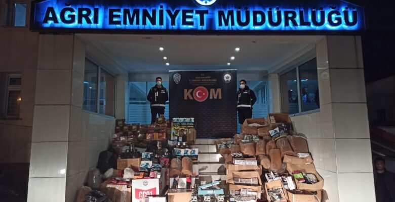 Ağrı’da tütün operasyonu