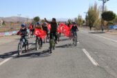 Diyadin’de bisiklet turu düzenlendi