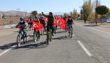 Diyadin’de bisiklet turu düzenlendi
