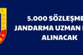 Sözleşmeli jandarma uzman erbaş alım ilanı