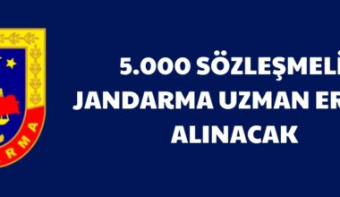 Sözleşmeli jandarma uzman erbaş alım ilanı