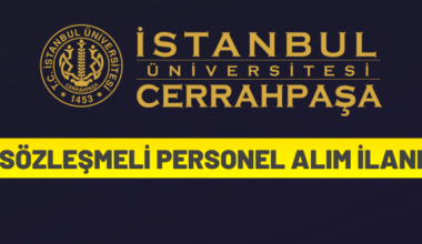 Sözleşmeli personel alım ilanı