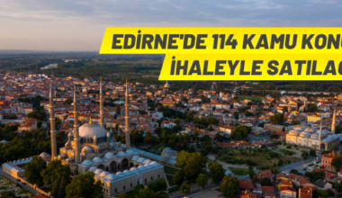 Edirne’de kamu konutu satışı