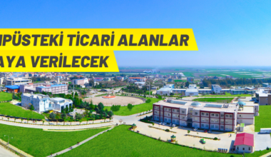 Üniversite içerisindeki ticari alanlar kiraya verilecek