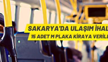 Sakarya’da ulaşım ihalesi