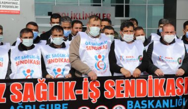 Ağrı’da saldırıya uğrayan sağlık çalışanına destek