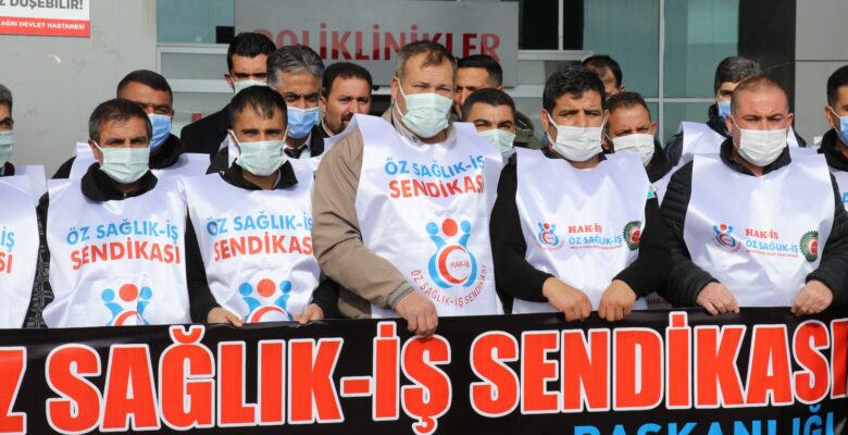 Ağrı’da saldırıya uğrayan sağlık çalışanına destek