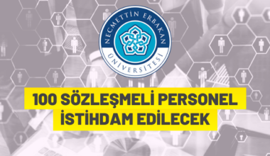 100 Sözleşmeli Personel alınacak