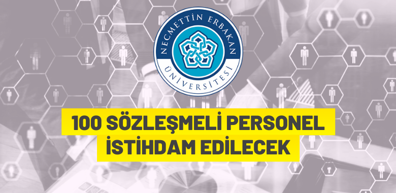 100 Sözleşmeli Personel alınacak