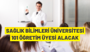 Öğretim üyesi alım ilanı